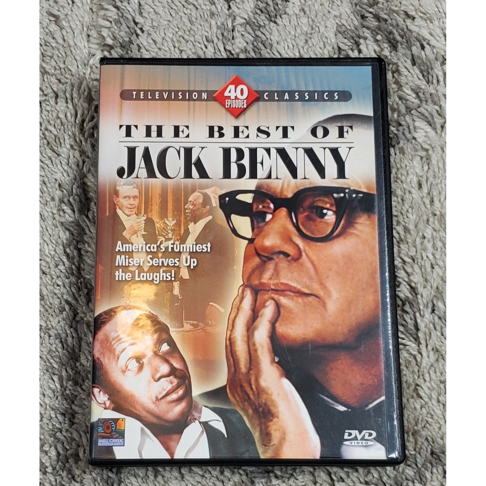 The Best of Jack‎ Benny (DVD, 2007, 4-Disc Set) tv classics, used